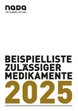 Beispielliste zulässiger Medikamente 2025