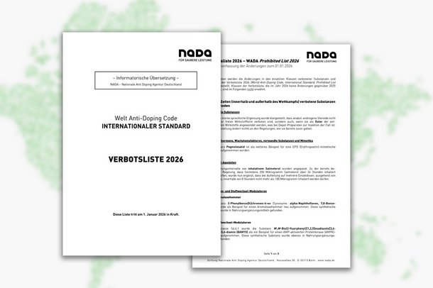 Translation of the WADA prohibited List