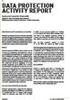 Report of the Data Protection Officer 2025