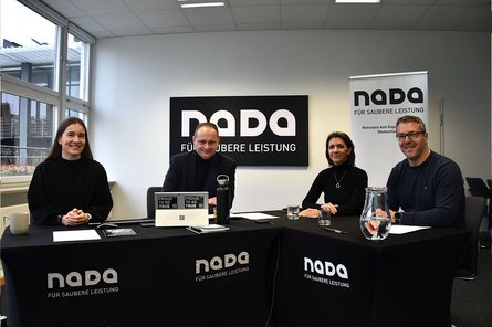 Die Referierenden der NADA Deutschland beim Digitalen Workshop für staatliche Ermittlungsstellen