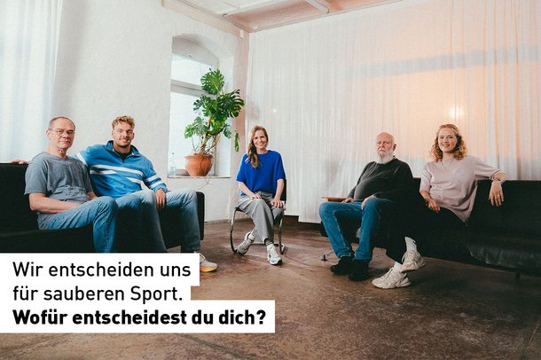 "Wir entscheiden uns für sauberen Sport"– NADA startet Mitmachaktion für sauberen Sport 