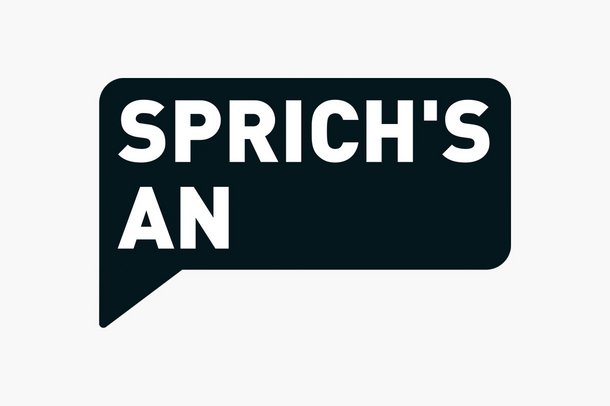 Das neue Logo von dem Hinweisgebersystem SPRICH'S AN