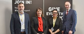 Der Vorstand der NADA mit Vertretern der Azerbaijan National Anti Doping Agency (AMADA) bei einem Treffen in Bonn.