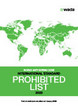 2023 WADA Prohibited List (Verbotsliste)
