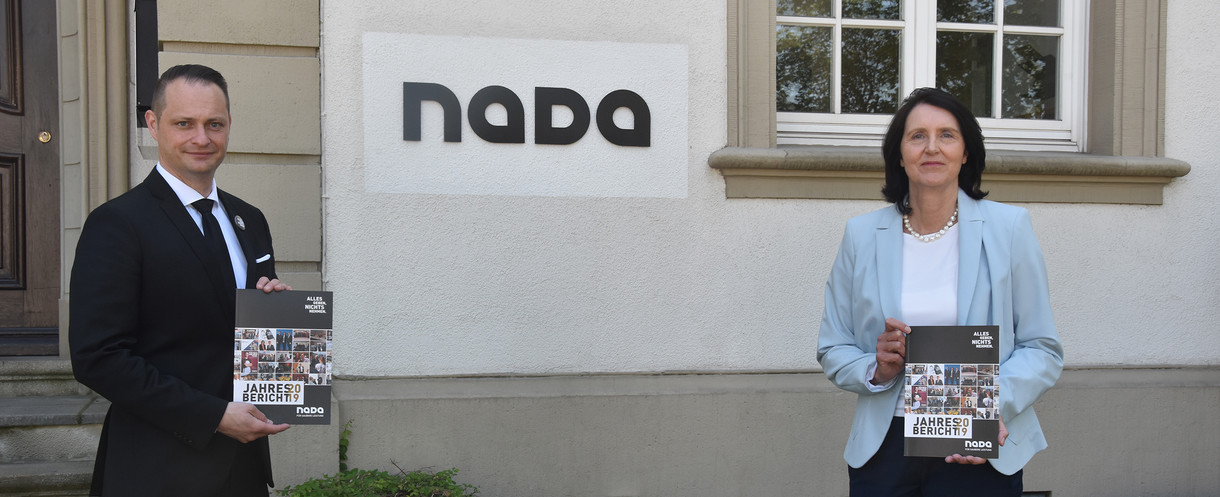 Vorstand der NADA, Dr. Andrea Gotzmann und Dr. Lars Mortsiefer